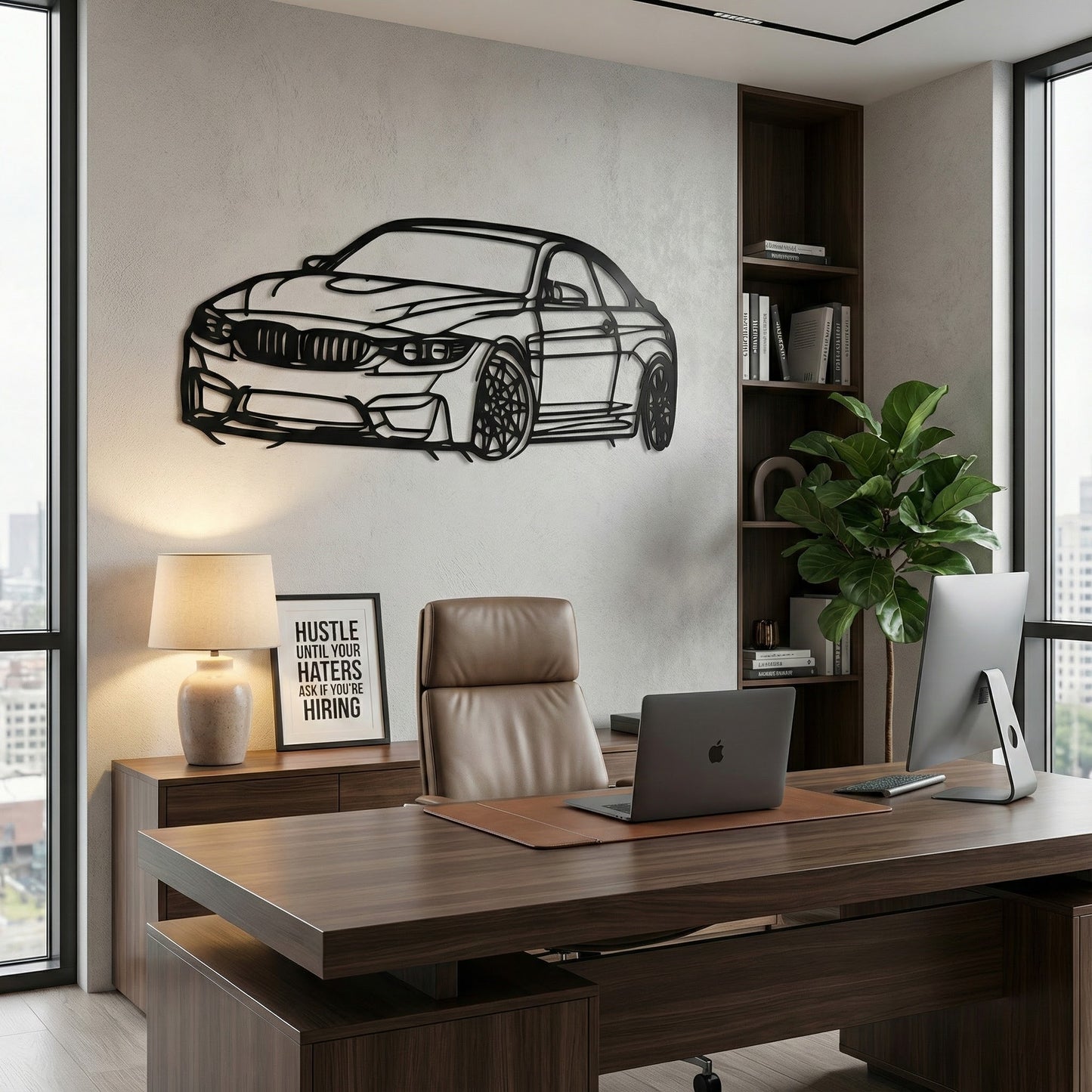 BMW Metal Wall Art – Décoration Murale Sportive & Elegante