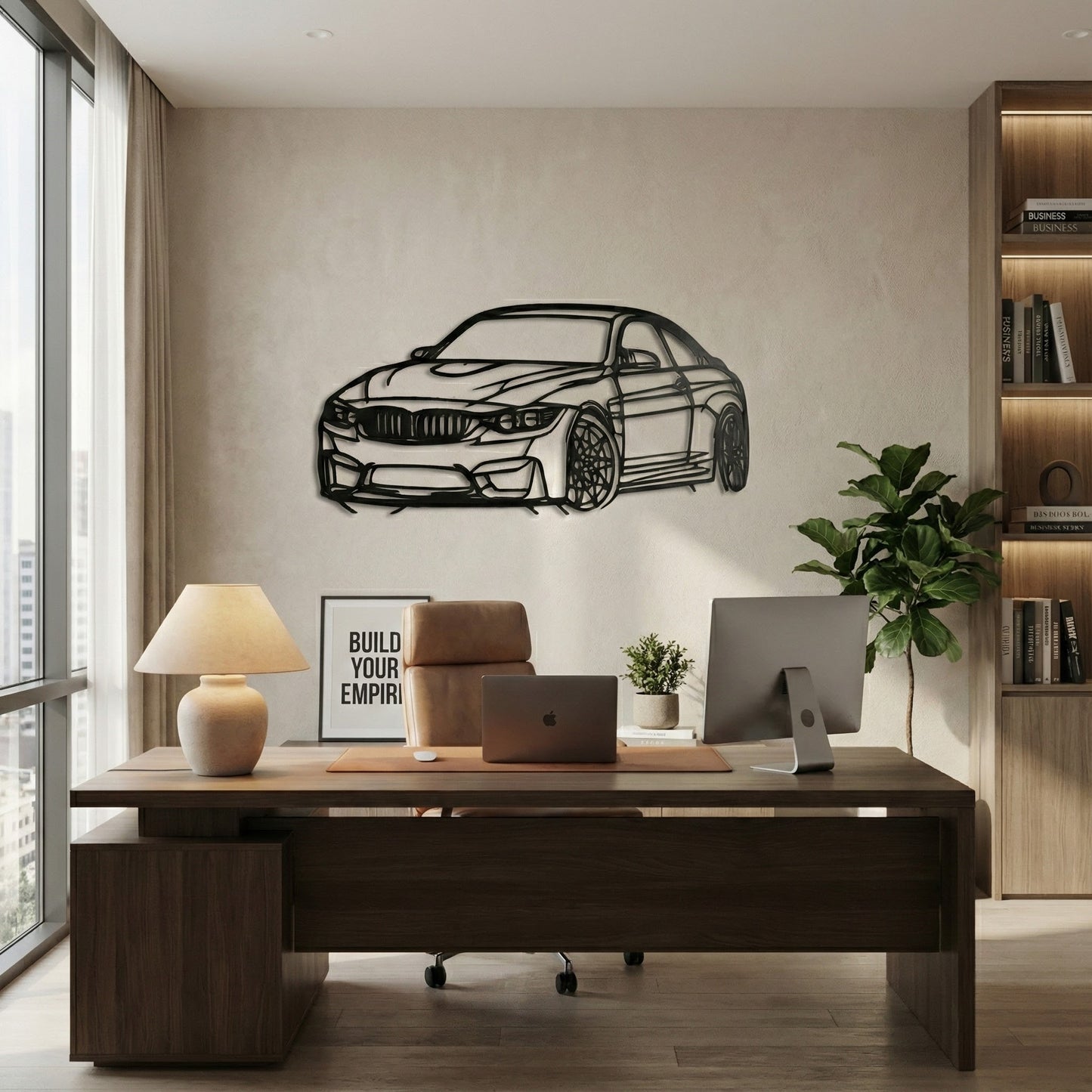 BMW Metal Wall Art – Décoration Murale Sportive & Elegante