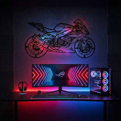 Yamaha R1 — Silhouette Métallique by STEELSKETCH™