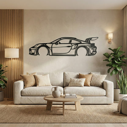 Porsche GT3 RS — Silhouette Métallique by STEELSKETCH™