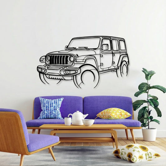 Wrangler 4x4 — Art Mural Métal Off-Road
