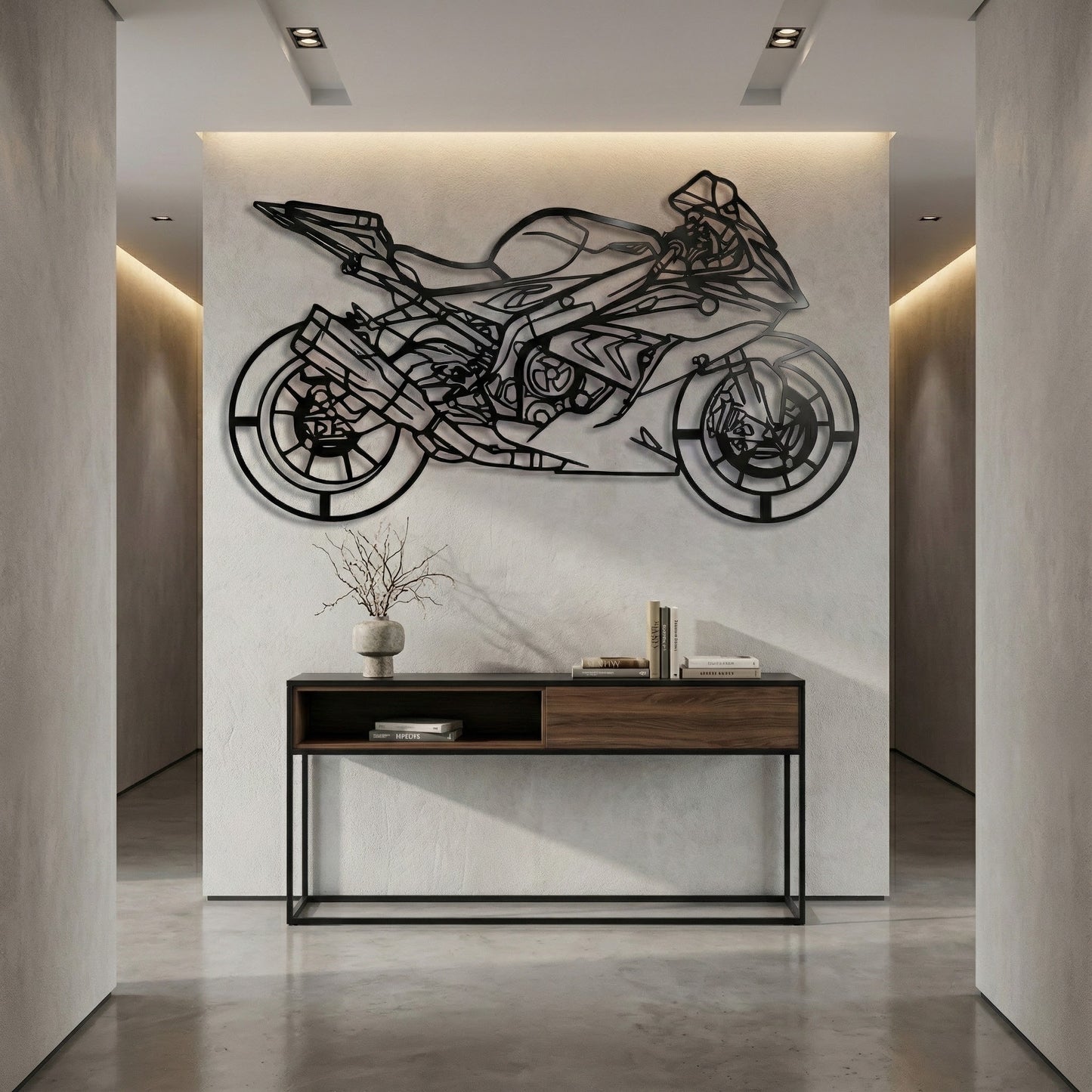 Yamaha R1 — Silhouette Métallique by STEELSKETCH™