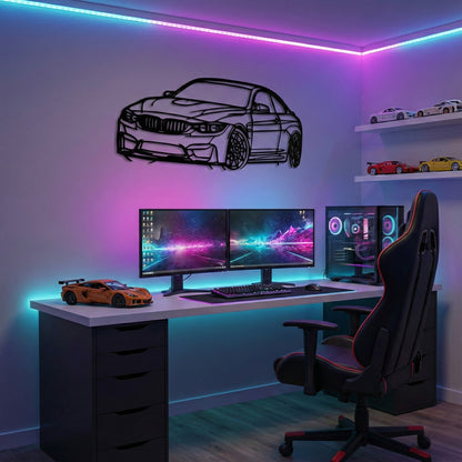 BMW Metal Wall Art – Décoration Murale Sportive & Elegante