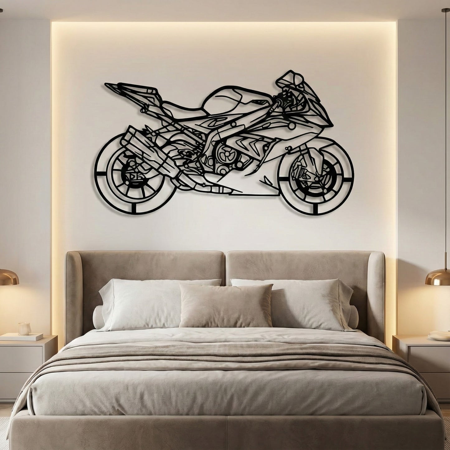 Yamaha R1 — Silhouette Métallique by STEELSKETCH™
