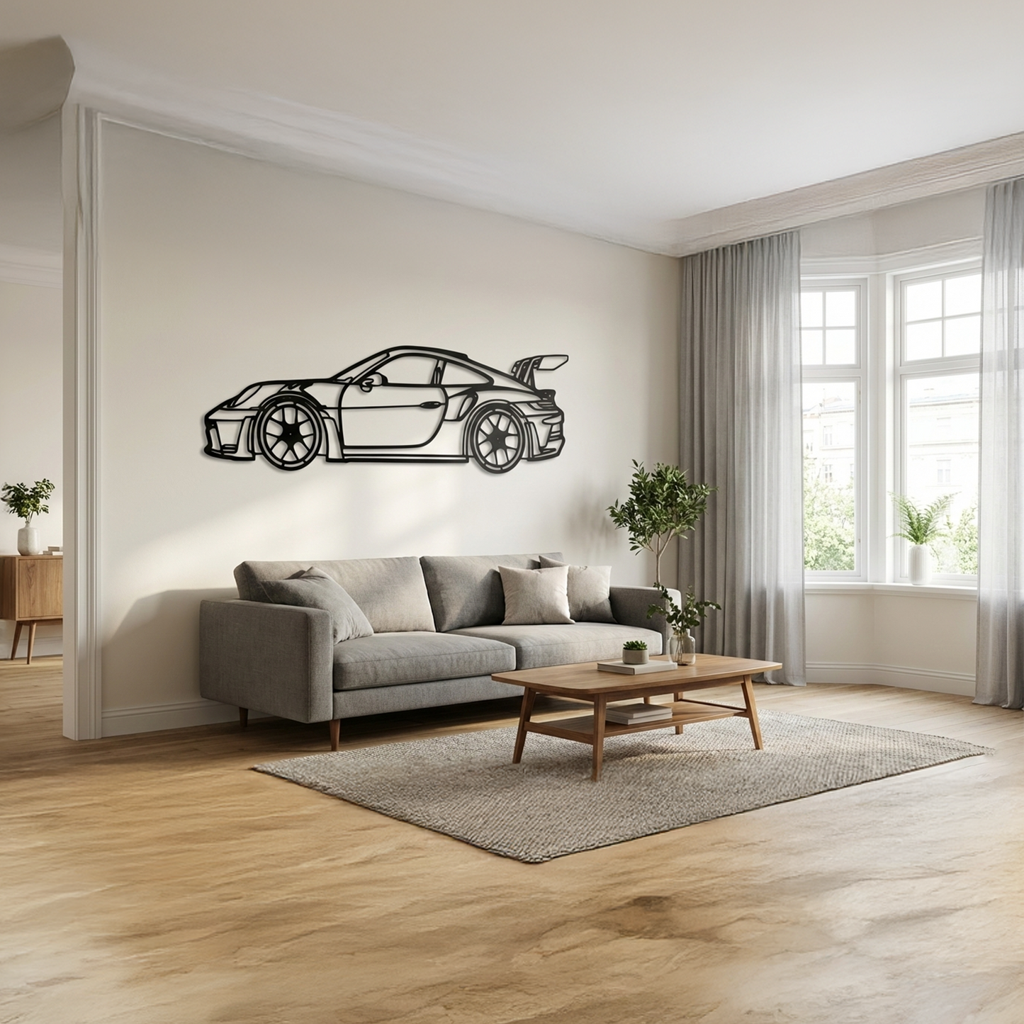 Porsche GT3 RS — Silhouette Métallique by STEELSKETCH™